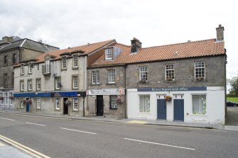 General street view showing 15-29 North Street, Bo'ness, taken from the East. This photograph was taken as part of the Bo'ness Urban Survey to illustrate the character of the Town Centre Area of Townscape Character.