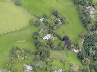 Oblique aerial view of Broomfield House, taken from the SSE.