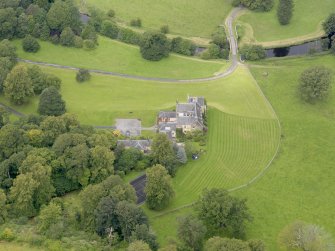 Oblique aerial view of Bargany House, taken from the SSE.