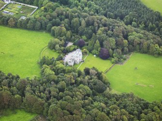 Oblique aerial view of Kirkdale House, taken from the SW.