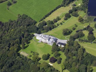 Oblique aerial view of Cally House, taken from the SE.