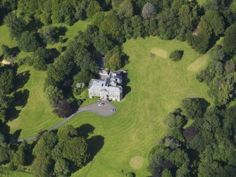 Oblique aerial view of Argrennan House, taken from the S.