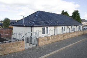 View of 13 and 14 Baker Street, Bo'ness, taken from the South-West. This photograph was taken as part of the Bo'ness Urban Survey to illustrate the character of the Newtoun Area of Townscape Character.