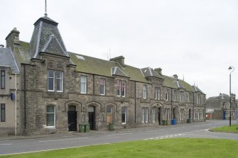 Street view showing Custom House at 14-20 Union Street, Bo'ness, taken from the North. This photograph was taken as part of the Bo'ness Urban Survey to illustrate the character of the Town Centre Area of Townscape Character.