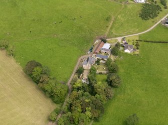 Oblique aerial view of Sornhill, taken from the SW.