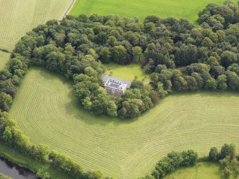 Oblique aerial view of Fairlie House, taken from the NNW.