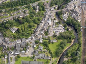 General oblique aerial view of Dunblane, taken from the NNW.