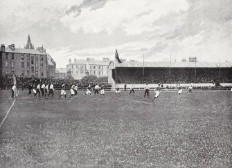 Digital Copy of image showing Cathkin Park Football Ground, Glasgow