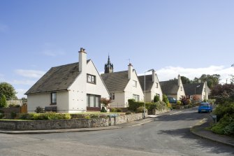 Street view showing 10-14 Braehead Grove, Bo'ness. This photograph was taken as part of the Bo'ness Urban Survey to illustrate the character of the School Brae Area of Townscape Character.