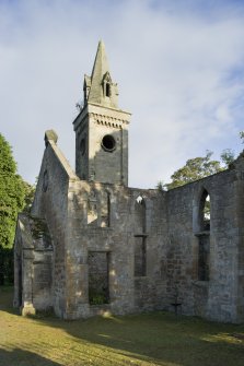 View of Carriden Old Church, Carriden Brae, Bo'ness, taken from the West. This photograph was taken as part of the Bo'ness Urban Survey to illustrate the character of Bridgeness and Carriden Area of Townscape Character.