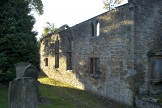 View of Carriden Old Church, Carriden Brae, Bo'ness, taken from the South-East. This photograph was taken as part of the Bo'ness Urban Survey to illustrate the character of Bridgeness and Carriden Area of Townscape Character.