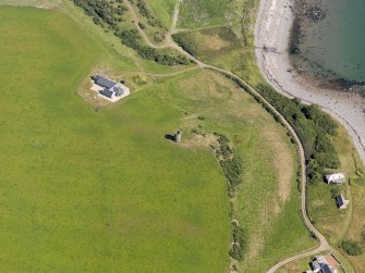 Oblique aerial view of Logan Windmill, taken from the S.