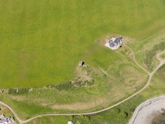 Oblique aerial view of Logan Windmill, taken from the ESE.