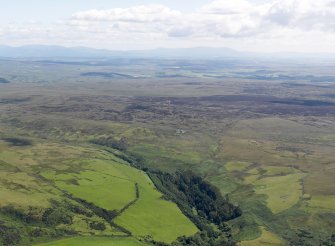 General oblique aerial view looking across Braid Fell, taken from the W.