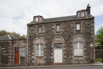 General view of Christian Fellowship, 31-33 and 35-37 Bishop Street, Rothesay, Bute, from SW