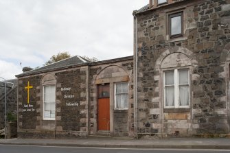 General view of Christian Fellowship, 31-33 and 35-37 Bishop Street, Rothesay, Bute, from SW