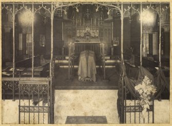 View of Chancel at Rev Murdoch's Funeral 1906