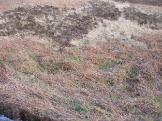 Allt Tarsuinn: shieling hut viewed from above