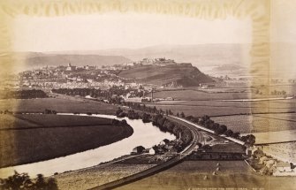 Distant view of Stirling.
Titled: 'Stirling from the Abbey Craig. 99 J.V.'

