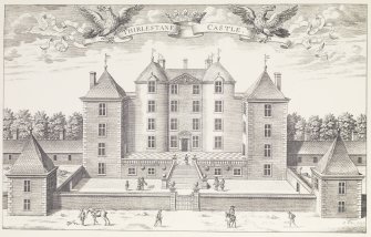 Copy of engraving titled 'Thirlestane Castle'