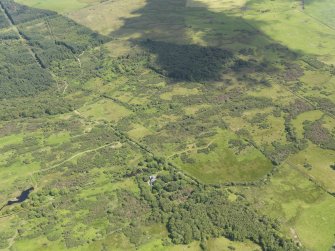 General oblique aerial view of High Moor of Killiemore farmstead, taken from the WNW.