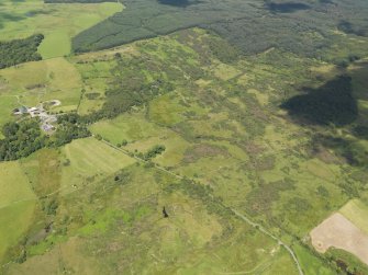 General oblique aerial view of High Moor of Killiemore farmstead, taken from the S.