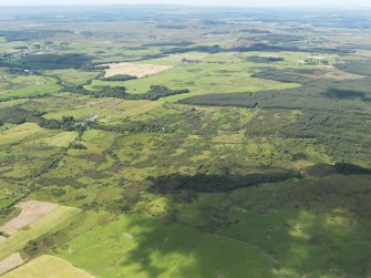 General oblique aerial view of High Moor of Killiemore farmstead, taken from the E.