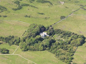 Oblique aerial view of Tonderghie House, taken from the SE.