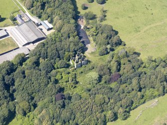Oblique aerial view of Castlewigg country house, taken from the SE.