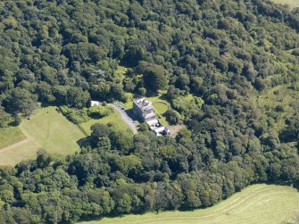 Oblique aerial view of Monreith House, taken from the NW.