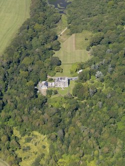 General oblique aerial view of Monreith House, taken from the SSW.