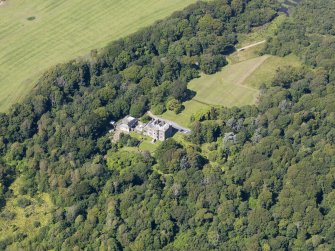 General oblique aerial view of Monreith House, taken from the SSE.