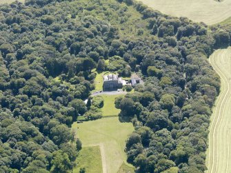 Oblique aerial view of Monreith House, taken from the NNE.