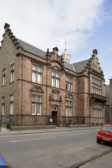 General view of Arthurstone Terrace Public Library, Dundee, taken from the SSW.