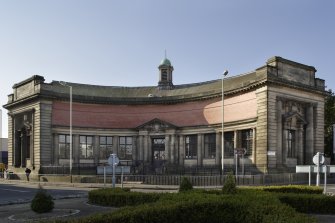 General view of Coldside Library, Strathmartine Road, Dundee, taken from the NNE.