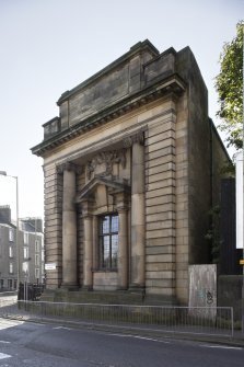 View of end elevation of Coldside Library, facing Strathmore Avenue, taken from the NNW.