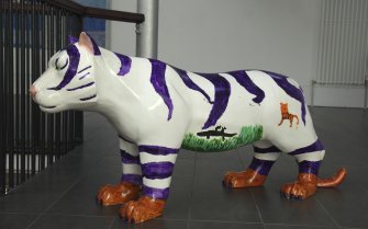 Tiger decorated by an Edinburgh Primary School.