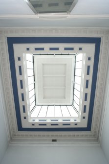 Interior. Main staircase hall, view of cupola