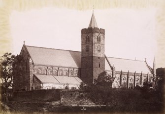 General view of Dunblane Cathedral.
Titled: '01740 Dunblane Cathedral. Poulton'
PHOTOGRAPH ALBUM NO:11 KIRSTY'S BANFF ALBUM
