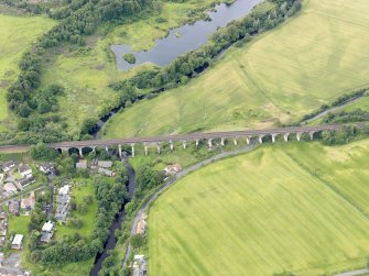 Oblique aerial view of Avon Viaduct, taken from the NNE.