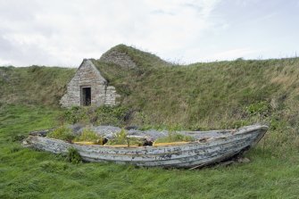 View of ice house, taken from SE