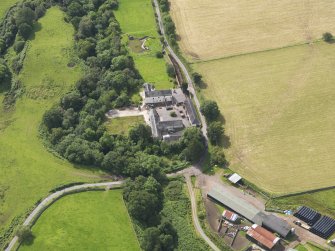 Oblique aerial view of Archbank Farm, taken from the NNW.