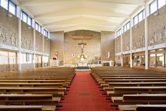 Interior. Nave from west.