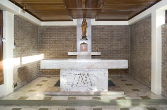 Interior. Altar, Side chapel. Detail.