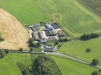 Oblique aerial view of Southwick House Home Farm, taken from the NNW.