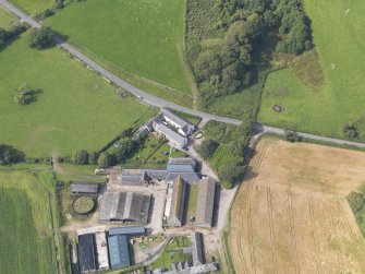 Oblique aerial view of Southwick House Home Farm, taken from the SSE.