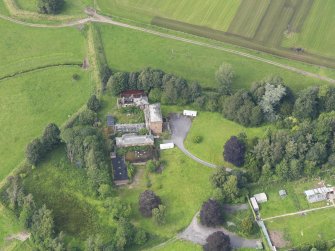 Oblique aerial view of Carnsalloch House, taken from the SSE.