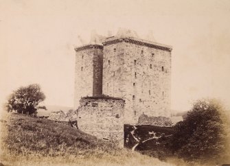 General view of Borthwick Castle.
Titled: 'Borthwick Castle, Fushiebridge'.
PHOTOGRAPH ALBUM NO 7: CAMARA CLUB ALBUM