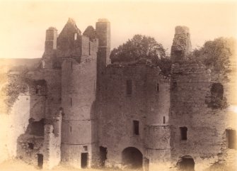 General view of Balvenie Castle
Titled: 'Balvenie Cas. Innes Stronghold, Craigellachie.'
