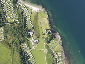 Argyll And Bute, Castle Sween. Oblique aerial view taken from the NE.